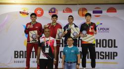 Raih 6 Emas, Indonesia Juara Umum Asian School Badminton Championship 2024