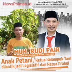 M Rudi Fair Kader Perindo, Dari Petani Kakao Menuju Kursi Wakil Rakyat