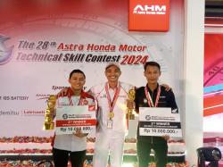 Dua Teknisi Astra Motor Jateng Raih Prestasi Unggul di AHM Technical Skill Contest 2024