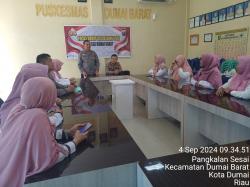 Kembali Polsek Dumai Barat Adakan FGD Bentuk Cooling System Bertempat di Aula Puskesmas