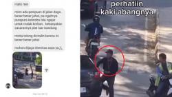 Viral, Pak Ogah di Bandung Peras Pengemudi Mobil dengan Modus Pura-pura Kaki Terlindas