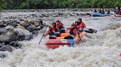 Tiba di Agara, Atlet PON Ke-XXI Cabor Arung Jeram Langsung Berlatih