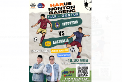 Ayo Nobar Indonesia Vs Australia di Posko Centre Rahman - Guntur