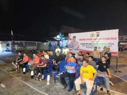 Polres Rohul Gelar Nobar Timnas Indonesia vs Australia Sekaligus Cooling System