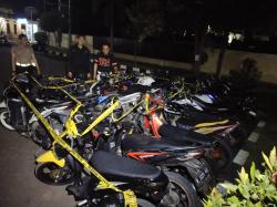 Gelar Operasi Antisipasi Balap Liar, Polres Probolinggo Amankan 15 Motor