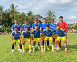 Ribuan Pasang Mata Saksikan Laga Semifinal Kesebelasan Porgas FC VS Mahaputra FC