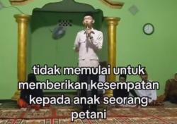 Viral! Video Kampanye Agil Zulfikar di Masjid Sebut Pilih Anak Petani, Netizen Geram!