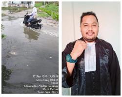 Medan Labuhan Dilanda Banjir,  Helmax Alex Tagih Janji Anggota DPRD Dan Pemko Medan