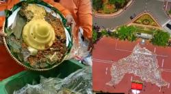 Viral, Ribuan Nasi Tumpeng Berbentuk Peta Karawang Dibuang usai Pecahkan Rekor MURI, Warga Sedih!