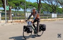 Gowes 7 Bulan untuk Umroh di Makkah, Ari Gunaka Sepeda Produk Kendal