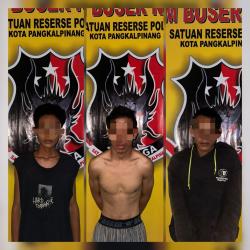 3 Kawanan Spesialis Bobol Rumah Kosong Ditangkap Tim Buser Naga, 2 Diantaranya Residivis