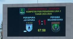 Babak Pertama Persipura Kontra Persibo Skor 1-1