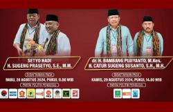 KPU Grobogan Tetapkan Dua Pasangan Cabup dan Cawabup Yang Maju di Pilkada 2024