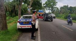 Patroli Sore Sat Lantas Polres Batu Bara Urai Arus Lalulintas