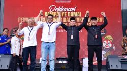 Edy Rahmayadi dan Bobby Nasution Hadiri Deklarasi Kampanye Damai, Ini Pesan Kedua Paslon