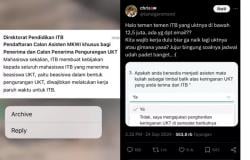 Viral, Mahasiswa ITB Penerima UKT Diwajibkan Kerja di Kampus oleh Pihak Rektorat