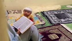 Viral! Balita Ini jadi Tenang saat Ibunya Membaca Alquran, Dapat Banyak Pujian dan Doa dari Netizen