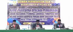 DPRD Puncak Tetapkan APBD Perubahan Tahun 2024