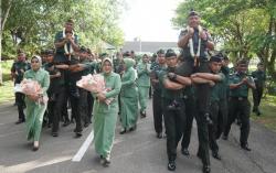 Kebersamaan dan Haru Warnai Pelepasan Brigjen TNI Deni Gunawan di Makorem 012/TU