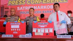 Polres Aceh Barat Ringkus 5 Pengedar dan Sita 500 Gram Lebih Sabu