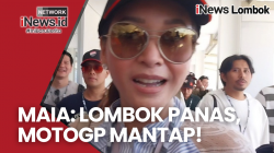 Nonton MotoGP 2024 Mandalika, Artis Cantik Maia Estianti Ngaku Lombok Panas