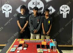 3 Pengedar Sabu Diringkus Tim Kaisar Hitam, Barang Bukti Berasal Dari Dalam Lapas Lotim