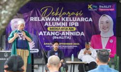 Atang-Annida Didukung Relawan Keluarga Alumni IPB untuk Wujudkan Bogor Nyaman untuk Semua