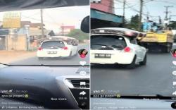 Viral! Pengendara Mobil Angkut Kasur Spring Bed Gak Pake Diikat, Momen Kerjasama Apik