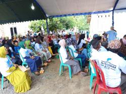 Kampanye Perdana Amanah, Calon Wakil Bupati Ayu Asalasiyah Sapa Warga Sri Rejeki dan Gedung Harapan