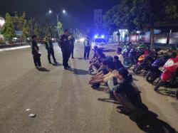 Jaga Kamtibmas Pilkada, Polresta Pekanbaru Amankan 42 Motor Balap Liar