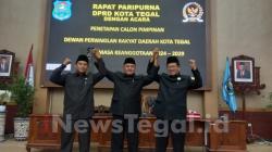 Sekwan Tetapkan Pimpinan DPRD Kota Tegal