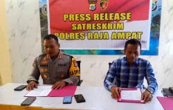 Polres Raja Ampat Ungkap Pelaku Pembakaran Kantor Distrik Waigeo Utara, Mantan Kades Diamankan