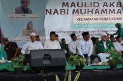 Hadiri Undangan NU : Cabup Maesyal Rasyid Janji Bangun Asrama Santri