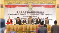 Pj Gubernur Sampaikan Amanat Mendagri dalam Pengucapan Sumpah/Janji DPRD Sultra Periode 2024-202