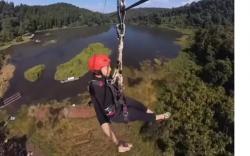 Tips Naik Flying Fox di Situ Gunung, Panjangnya Capai 753 Meter, Seru Banget!