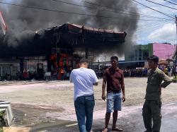 Kebakaran Hebat Hanguskan SPBU dan Satu Unit Mobil di Subulussalam