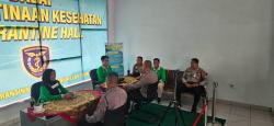 Polsek Kawasan Pelabuhan Sampaikan Pesan Mengenai Partisipasi Masyarakat Dalam Pemilu