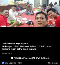 Muncul Foto Ketua Bawaslu dan Cawabup OKI di Medsos, AMSI Sumsel Sebut Konten Hoaks yang Bikin Gaduh