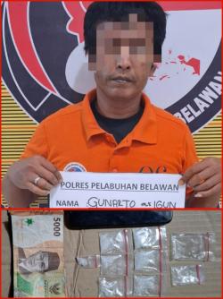 Miliki 7 Paket Sabu, Warga Marelan Ditangkap Polisi