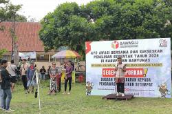 Bawaslu Banyumas Gelar Sosialisasi Pengawasan Pilkada  dengan Gelar Budaya