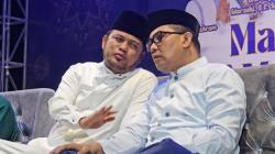 Rudy Mas’ud dan Andi Harun nampak Mesra di Peresmian Masjid dan Ponpes Aubrey.