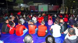 Polres Ciamis Gelar Nobar Timnas Indonesia, Perkuat Kebersamaan dan Nasionalisme