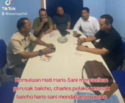 Haris-Sani Maafkan Perusak Baliho yang Dilakukan Tim RH