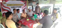 Kasubsektor Polsek Pimpin Langsung Kegiatan Cooling System dan FGD Bersama Masyarakat