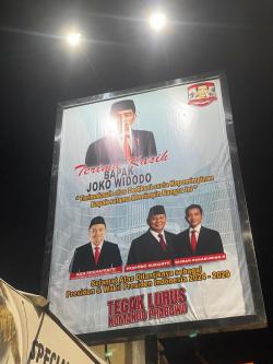 Baliho Terima Kasih Joko Widodo Bertebaran di Pantura Jateng