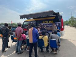 Polres Dumai Gelar Giat Minggu Kasih Berikan Edukasi dan Imbauan Kepada Masyarakat Jelang Pilkada