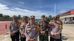 Hari H Pelantikan Presiden Terpilih, Polres Rohul Show Off Force Ciptakan Situasi Kondusif