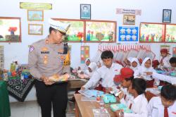 Polres Indramayu dan Kodim 0616 Berikan Makan Bergizi Gratis kepada Siswa SD