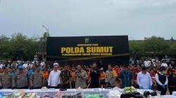 Polda Sumut Sita 175.000 Kg Sabu dalam Operasi Berantas Narkoba, 28 Tersangka Ditembak