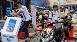 Pameran Kendaraan Konversi Motor BBM ke Listrik Digelar di SMK IPT Semarang